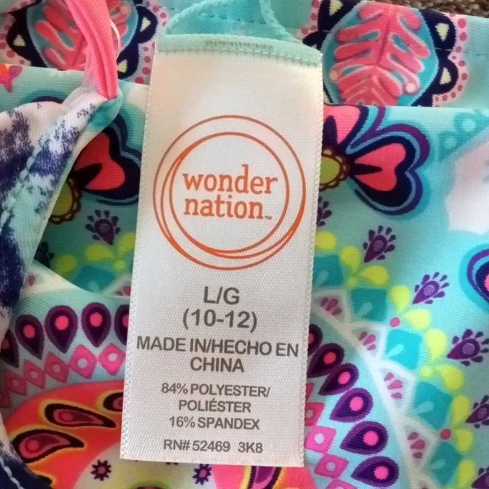 Wonder Nation reversible swimsuit NWT